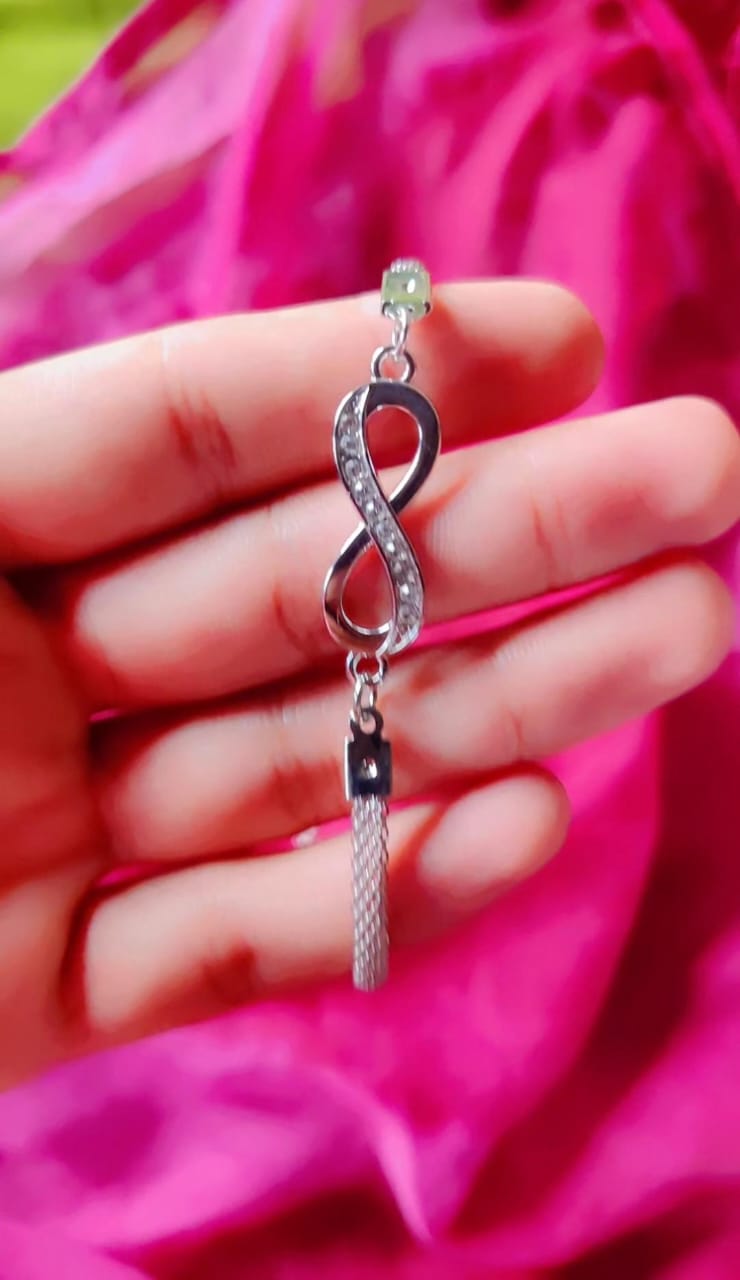 Infinite love stainless steel bracelate for Girls
