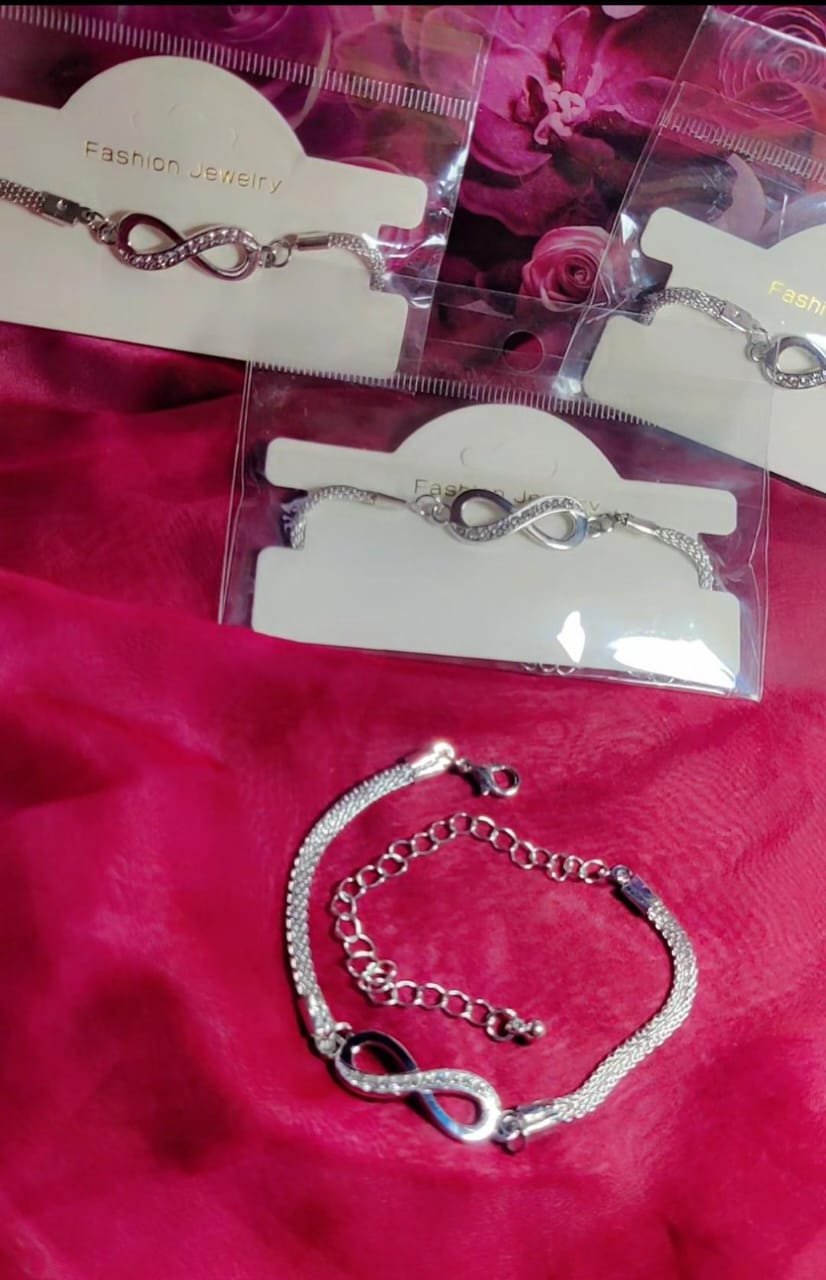 Infinite love stainless steel bracelate for Girls