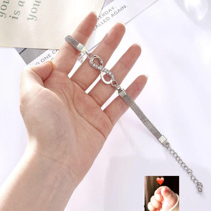 Infinite love stainless steel bracelate for Girls