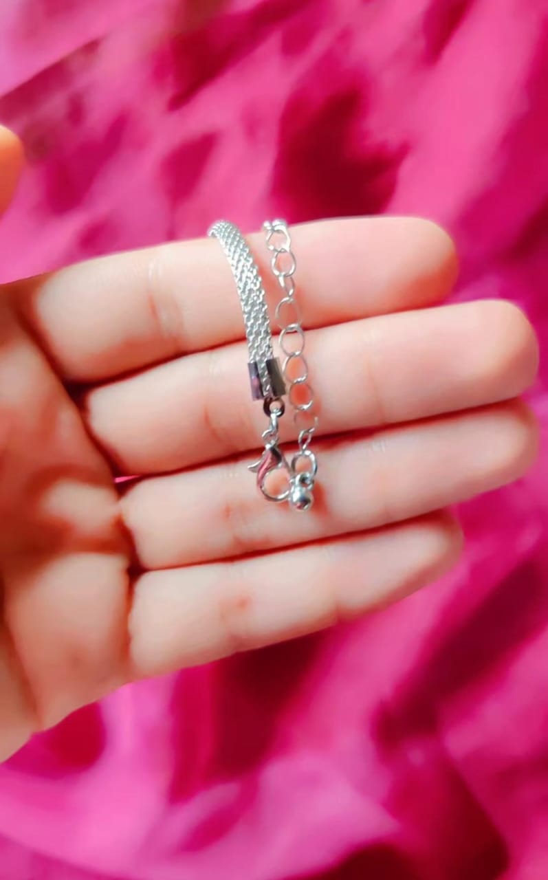 Infinite love stainless steel bracelate for Girls